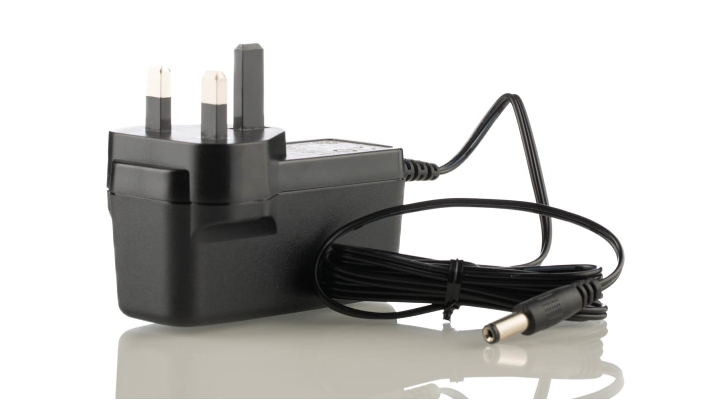 XP Power 24W Plug-In AC/DC Adapter 24V dc Output, 1A Output