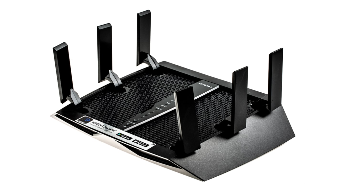 Router 4 LAN porty 3200Mbit/s 2.4GHz AC3200 802.11a, 802.11ac, 802.11b, 802.11g, 802.11n WiFi Netgear