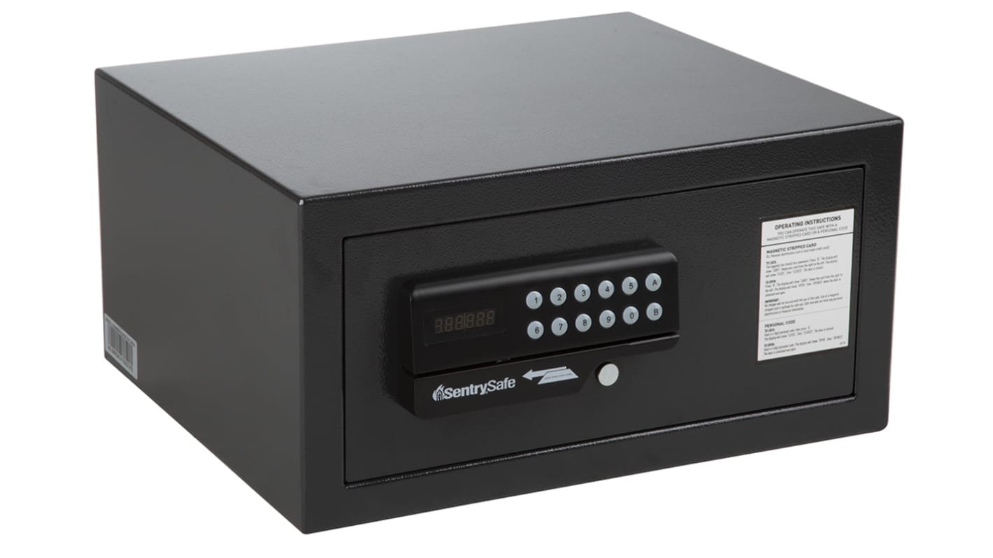 Master Lock Hotel Safe Volumen 31L Kombinationsschloss Feuerbeständig Schwarz 406mm x 457 mm x 299 mm 13.9kg