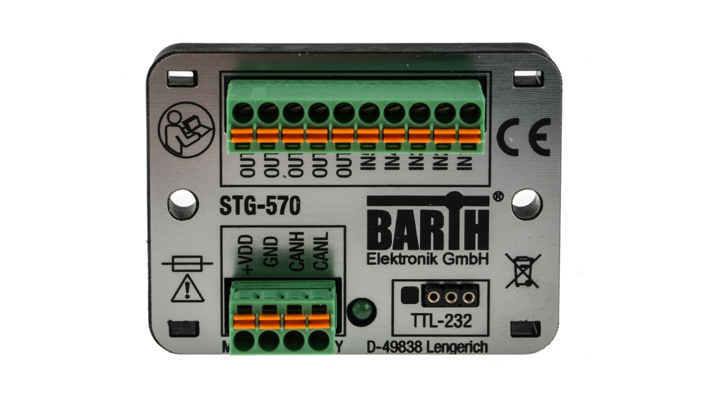 BARTH lococube mini-PLC Series PLC I/O Module for Use with STG-570, 7 → 32 V dc Supply, Digital Output, 5-Input,