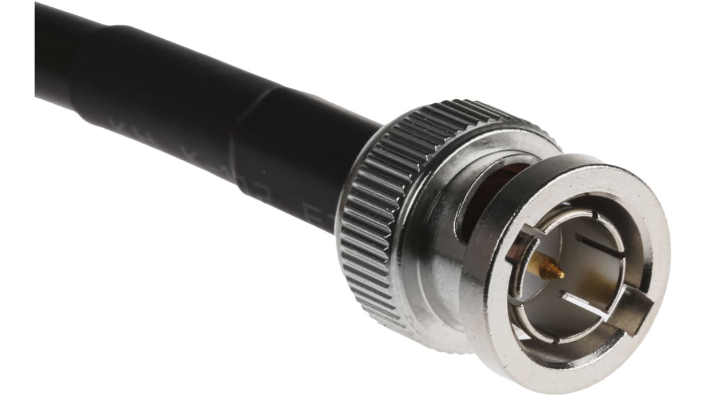 RS PRO Male BNC to Male BNC, 1m, RG59 Coaxial, Terminated75 Ω