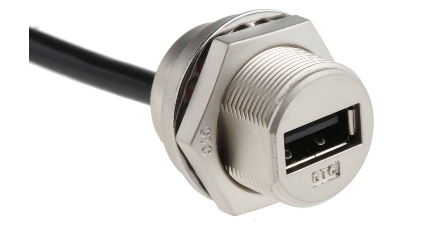 Kabel USB Złącze A USB A Złącze B USB A Przewód przedłużający USB USB 2.0 kolor: Czarny