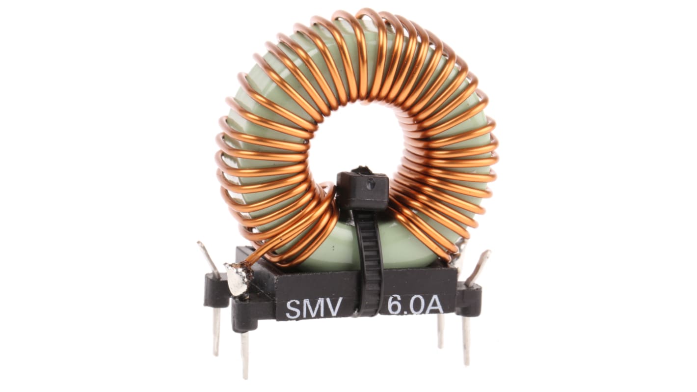 Roxburgh EMC SMV リードインダクタ, 120 μH, 6A, フェライトコア, ラジアル