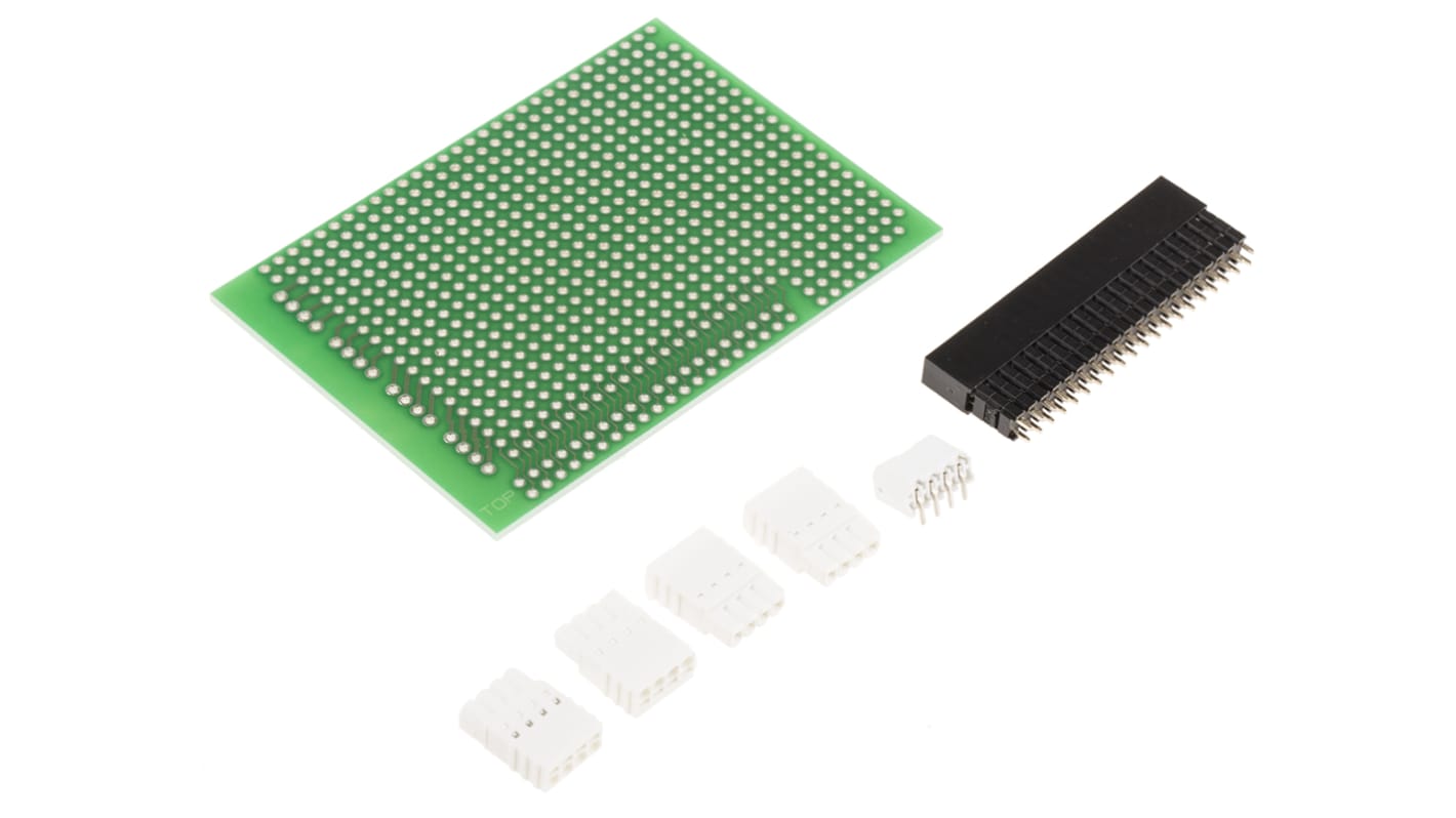 Phoenix Contact RPI-BC INT-PCB SET Series FR 4-21 Epoxy Glass PCB for Use with Prototyping Electronic Circuits