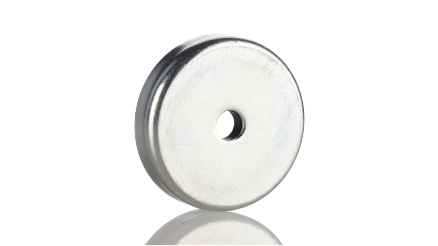 Eclipse Pot Magnet 80mm Hole Ferrite, 54kg Pull