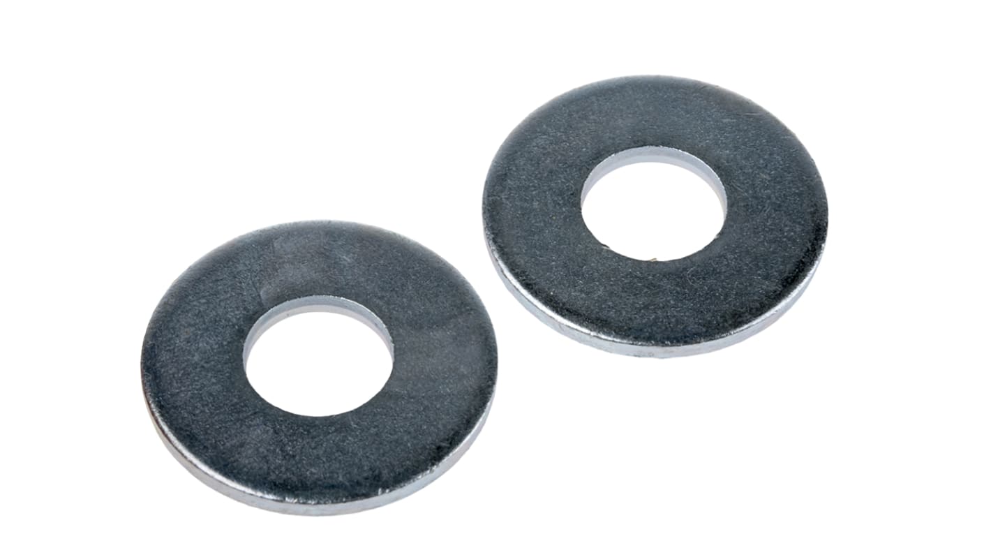 Bright Zinc Plated Steel Plain Form G Washers, M12, BS 4320G