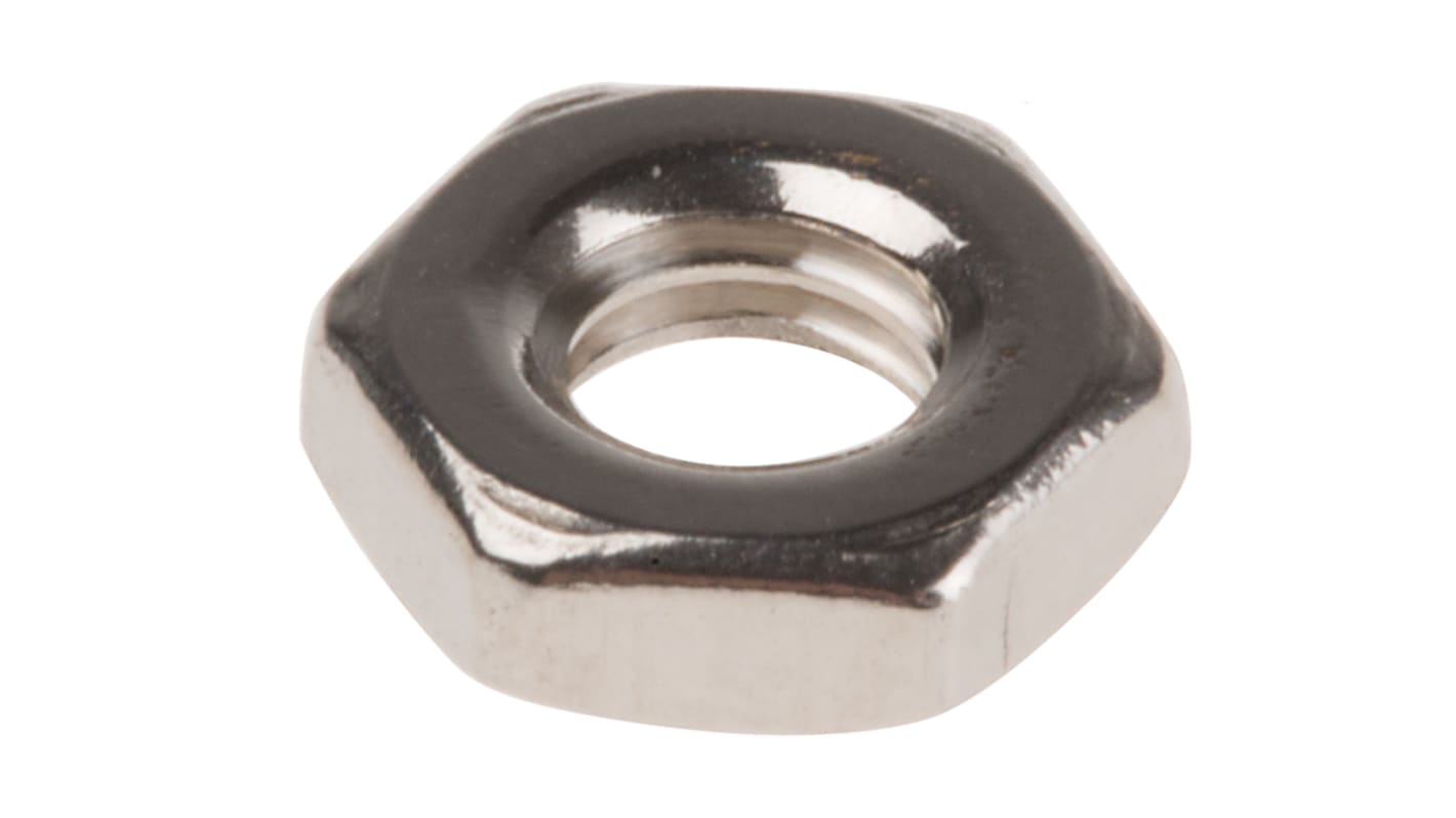 RS PRO Stainless Steel Hex Nut, DIN 439B, M4