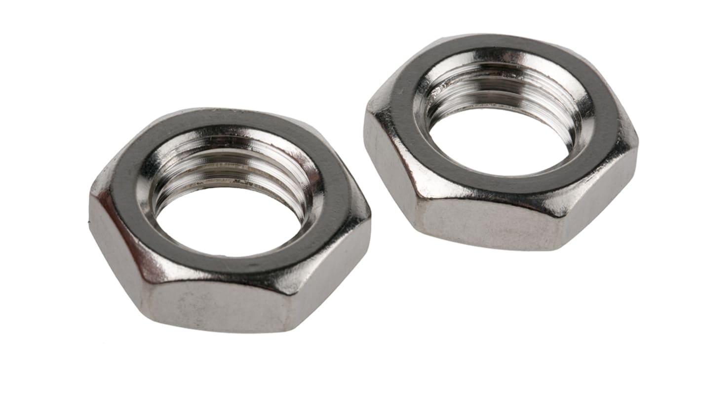 RS PRO Stainless Steel Hex Nut, DIN 439B, M20