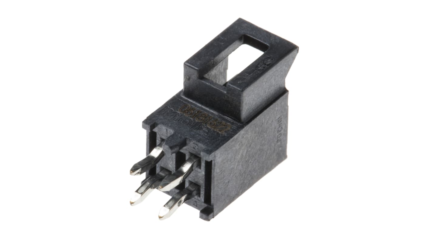 Wtyk PCB 4-pinowe raster: 2.5mm 2-rzędowe Molex Przewlekany 6.5A 250 V AC/DC
