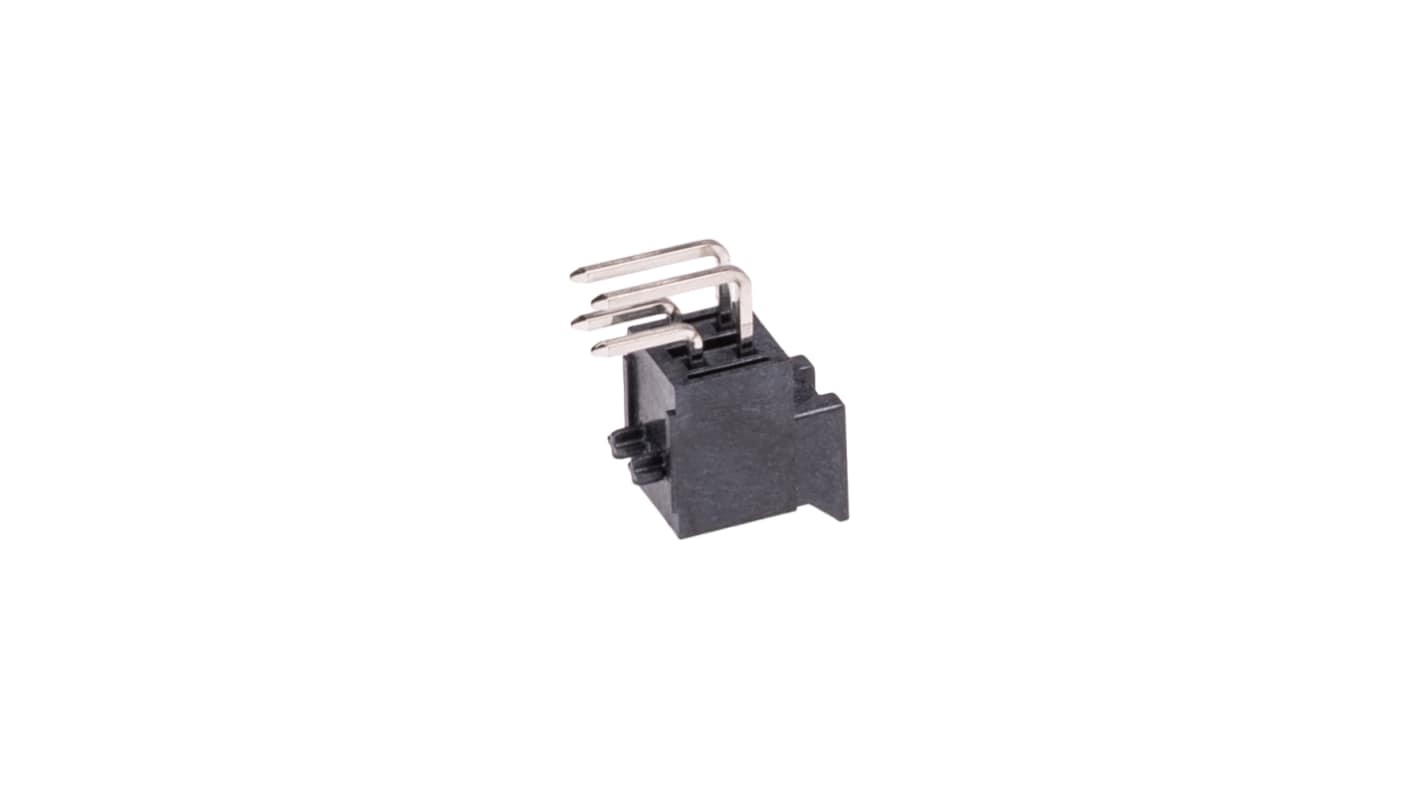 Molex Nano-Fit Series Right Angle Through Hole PCB Header, 4 Contact(s), 2.5mm Pitch, 2 Row(s), Shrouded