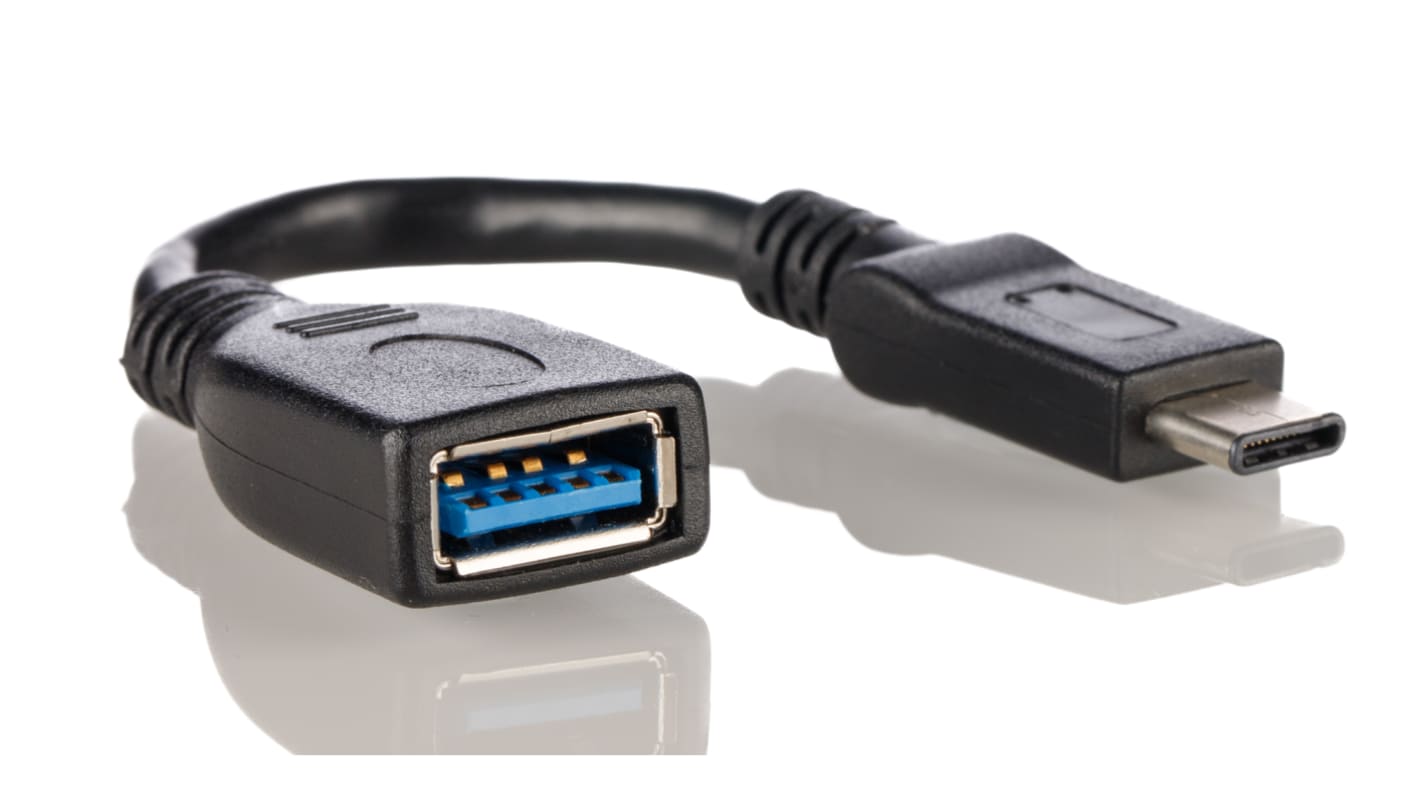 Wurth Elektronik USB 3.1, Male USB C to Female USB A, 120mm