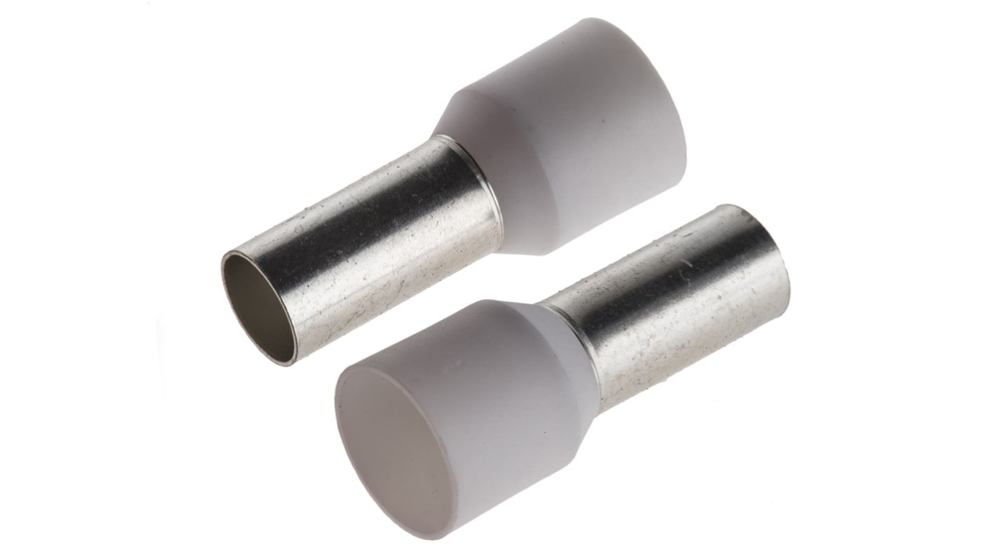 Boccola a crimpare JST, Isolato, Bianco, lunghezza pin 12mm, filo max 16mm², 6AWG