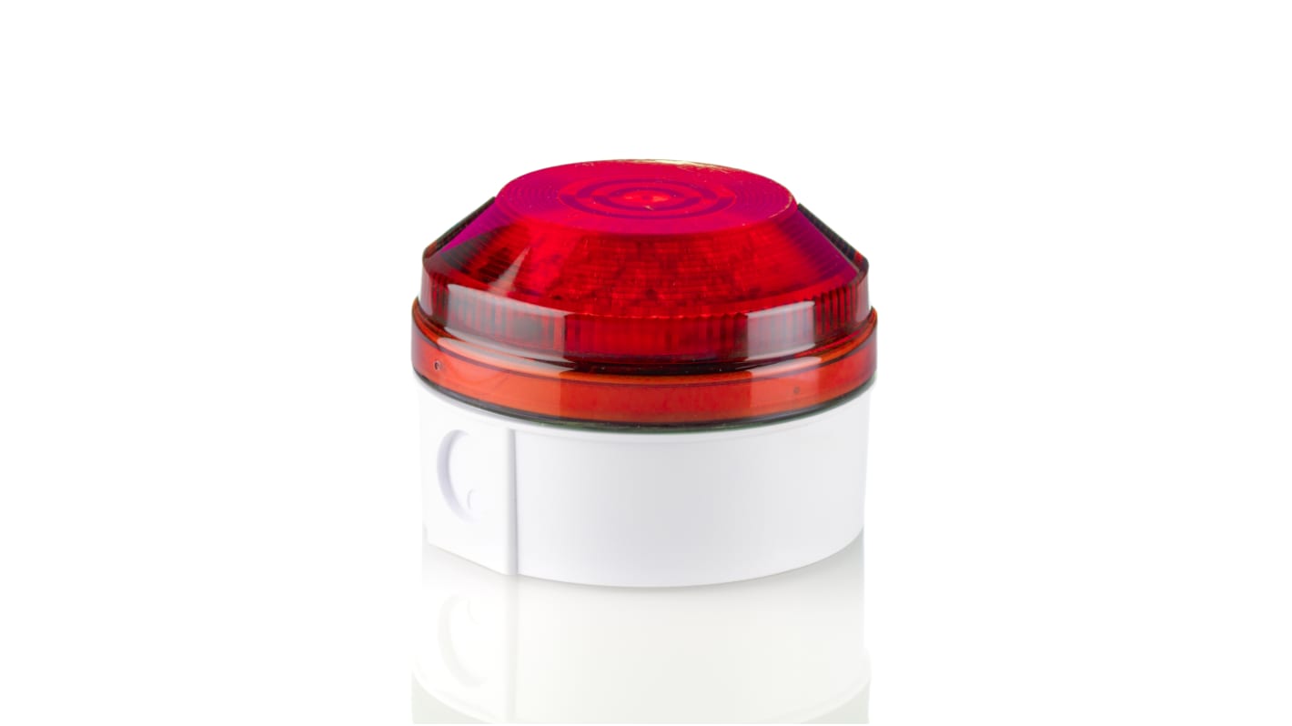 Segnalatore Lampeggiante Moflash, LED, Rosso, 85 → 280 V c.a., 85 → 380 V c.c.