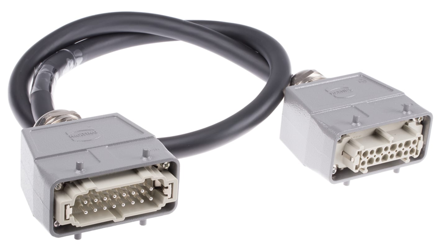 Connecteur industriel HARTING série Han E, 16 Contacts , 7A