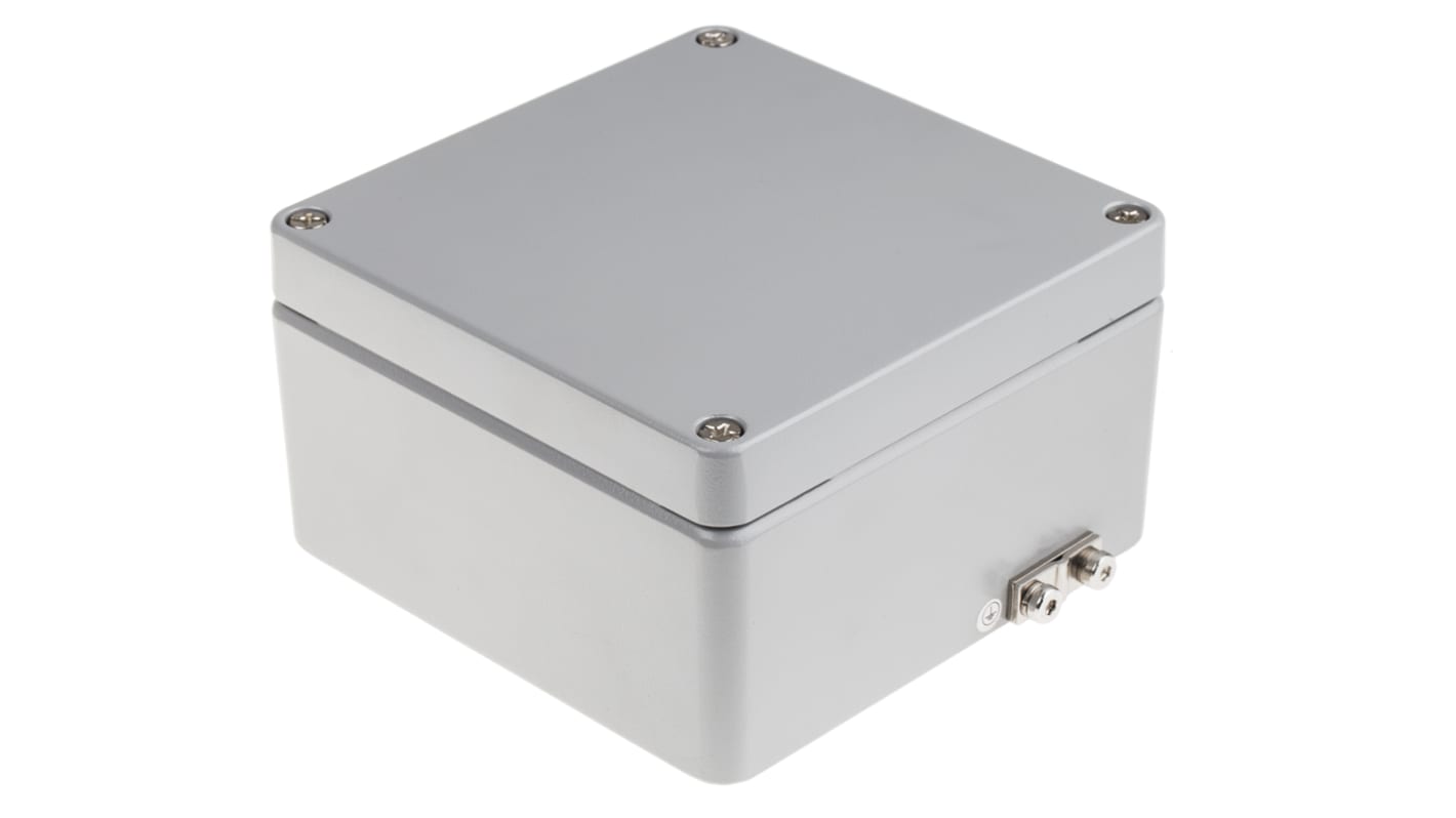 Caja RS PRO de Aluminio, 91 x 160 x 160mm, IP65, IP66, IP67, IP68, , ATEX, IECEx