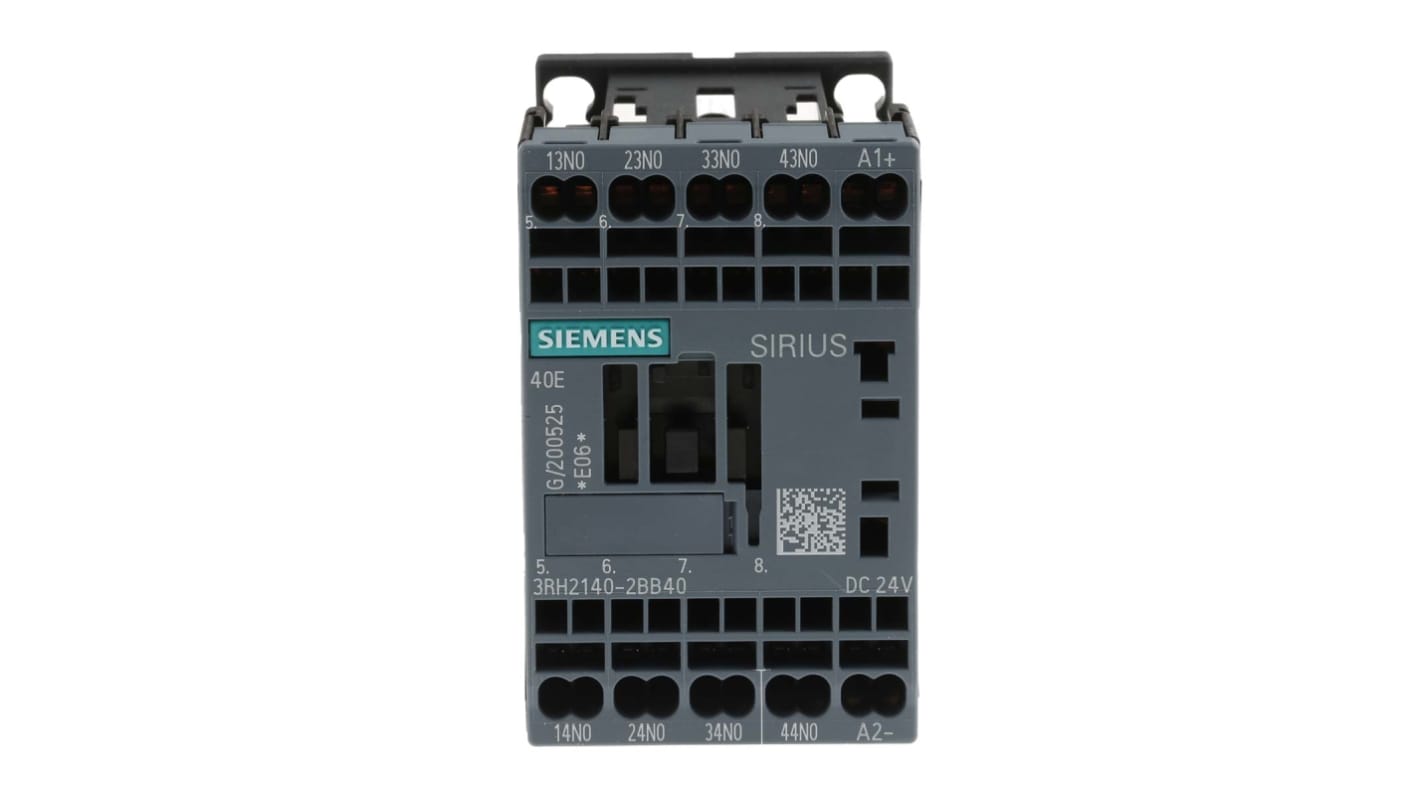 Siemens SIRIUS 3RH2 Contactor Relay, 10 A, 4NO, 690 V ac