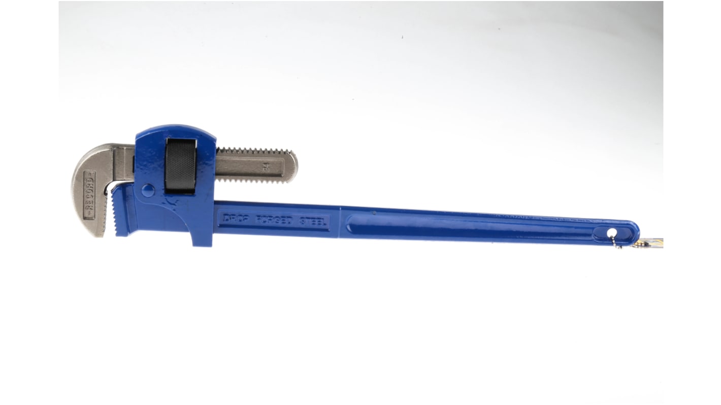 Irwin Pipe Wrench, 600.0 mm Overall, 63mm Jaw Capacity, Metal Handle