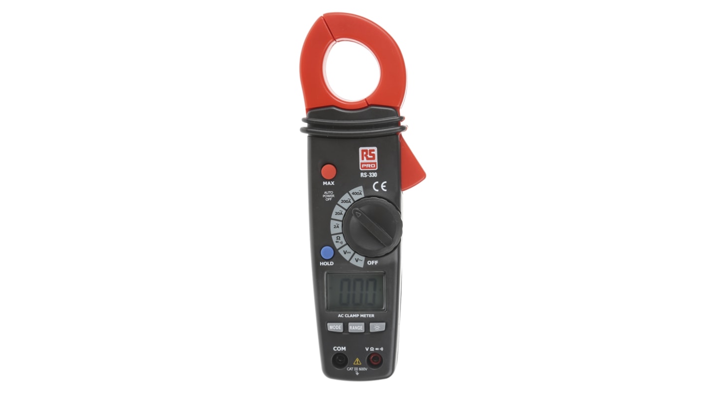 RS PRO RS330 Clamp Meter, Max Current 400A ac
