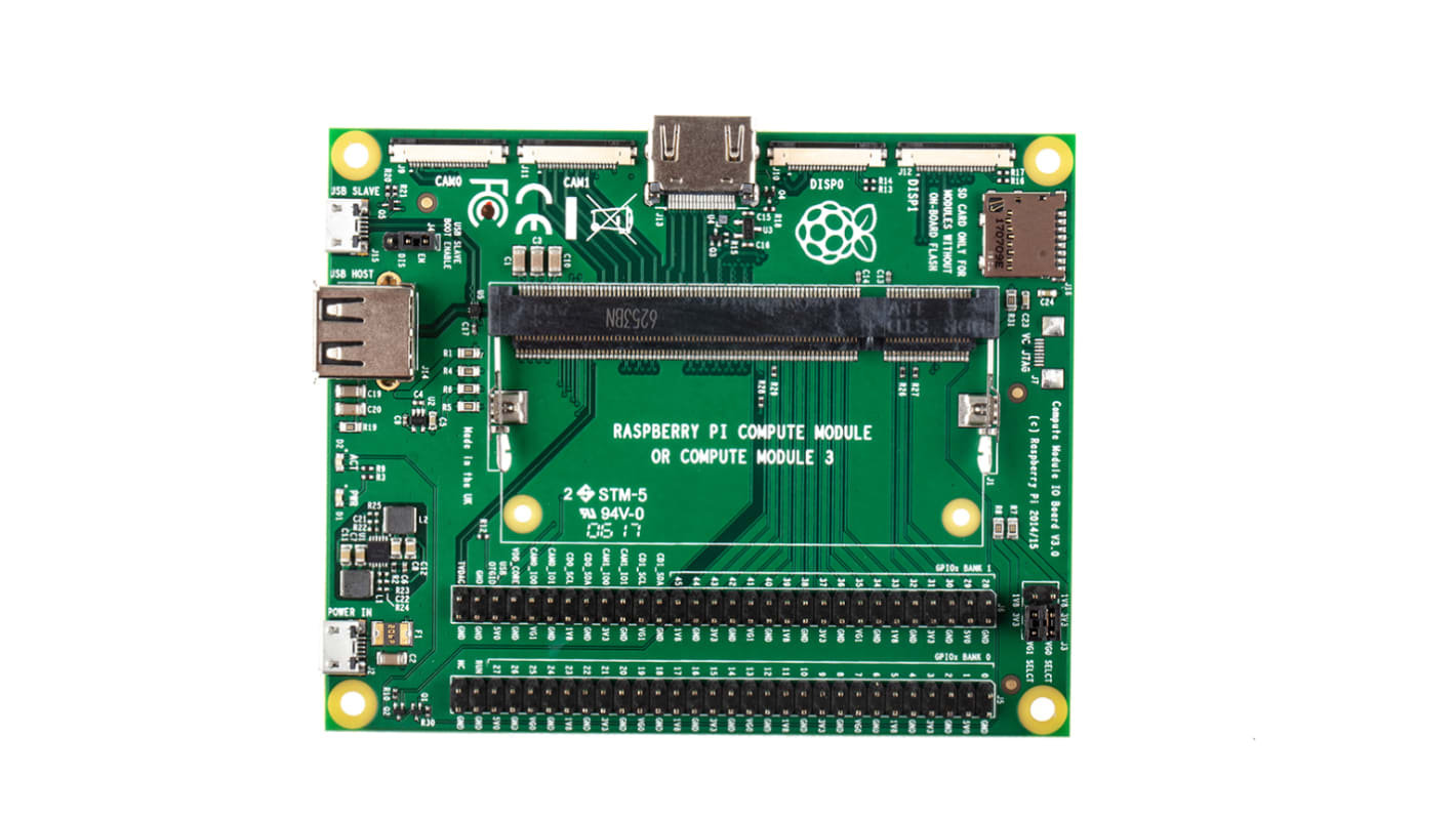 Raspberry Pi I/O Board for Compute Module 3 (CM3)