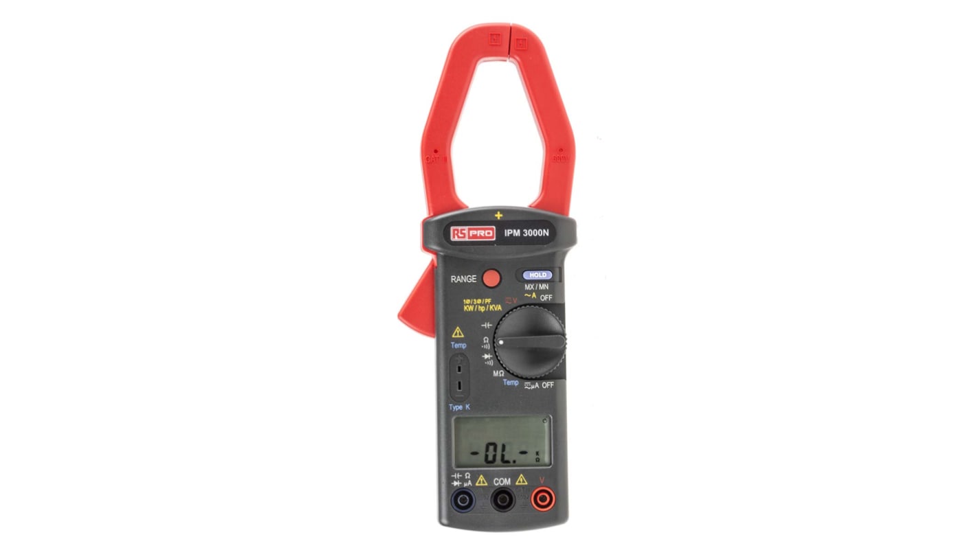 RS PRO IPM3000N Clamp Meter, Max Current 1000A ac