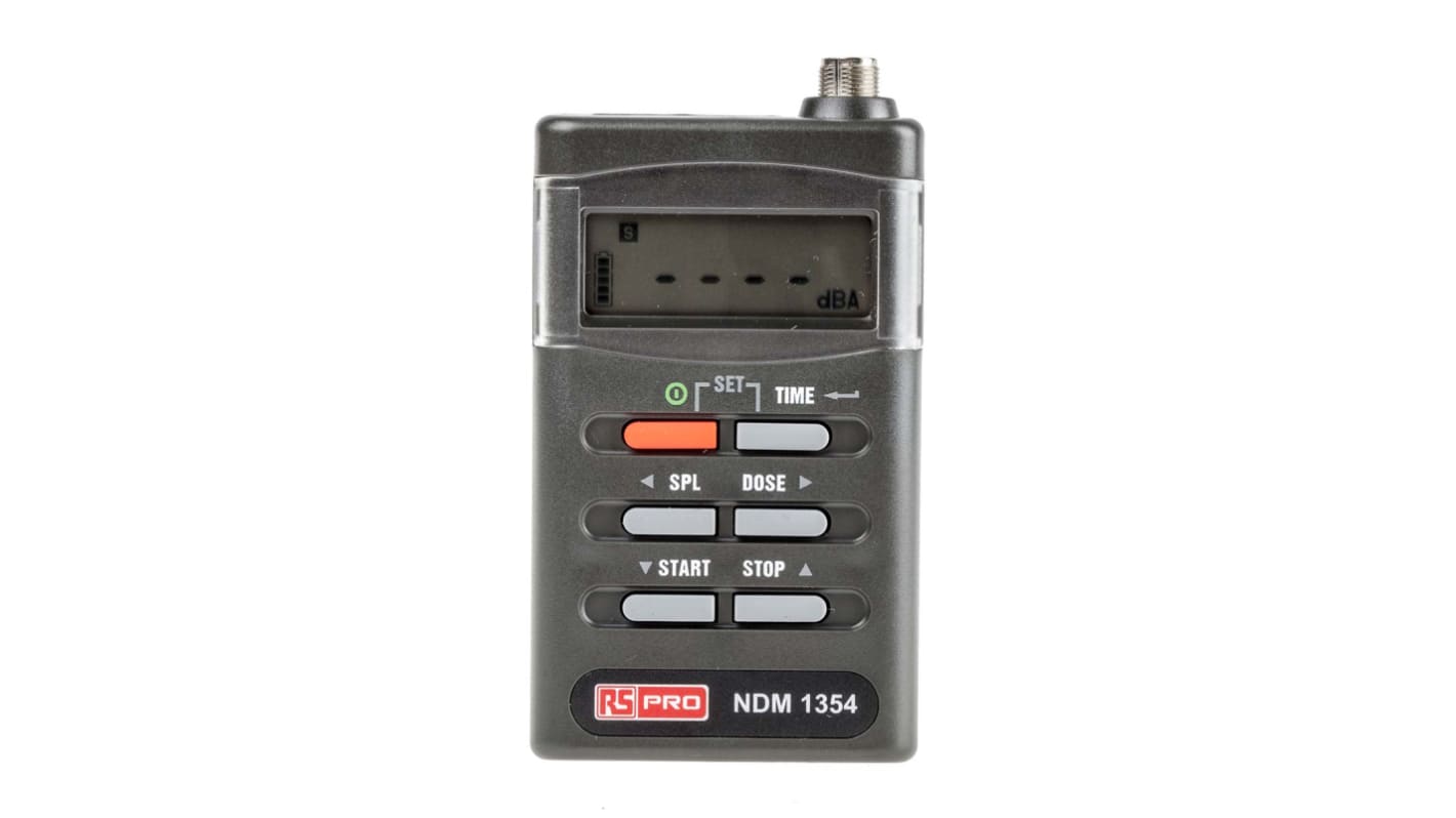 RS PRO NDM1354 Sound Level Meter, 10kHz max with RS Calibration