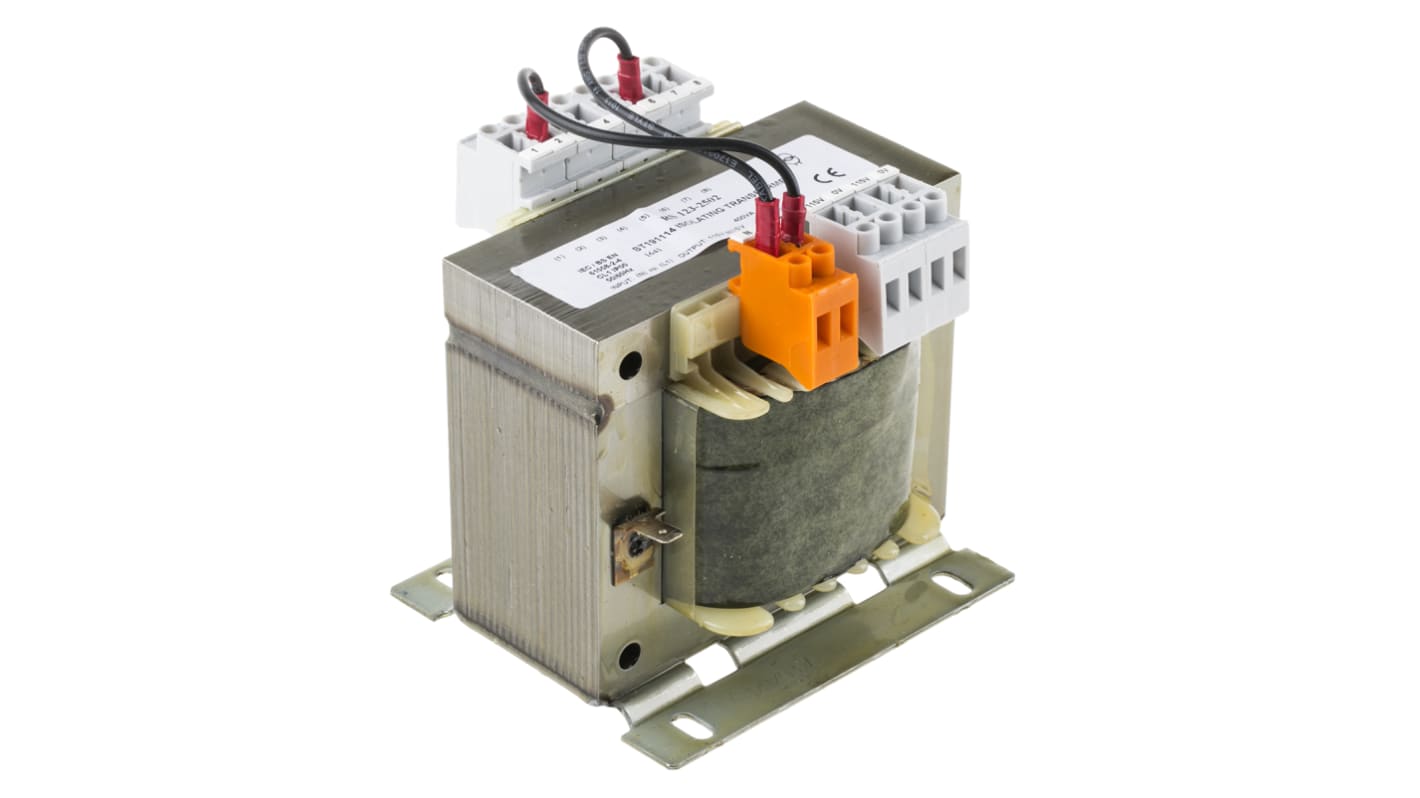 Trasformatore RS PRO, primario 208 V ac, 230 V ac, 380 V ac, 400 V ac, 415 V ac, 440 V ac, 460 V ac, 480 V ac, 500 V