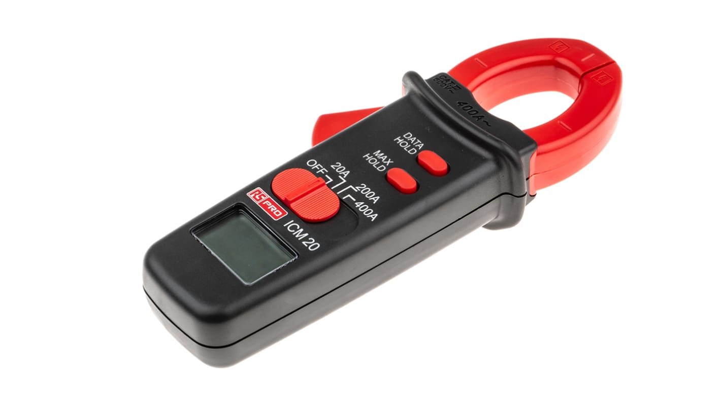 RS PRO ICM20 交流钳形表, 400A 交流, 符合CAT III 600 V