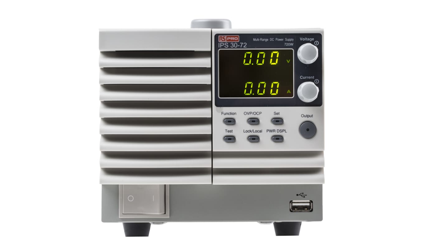 RS PRO Bench Power Supply, 0 → 30V, 72A, 1-Output, 720W
