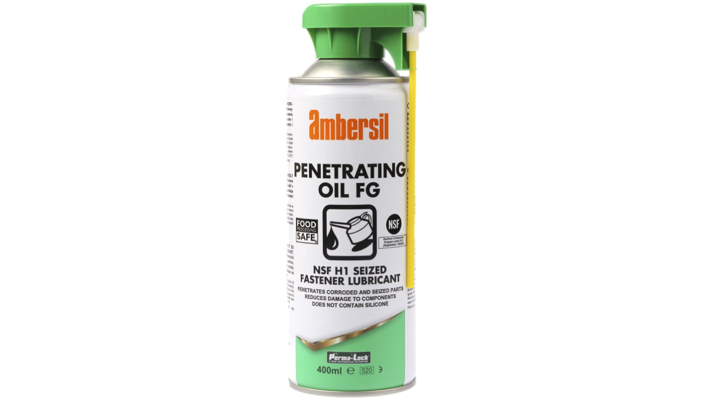 Ambersil 400 ml Perma-Lock Penetrating Oil FG Oil and Penetrant for Food Industry Use