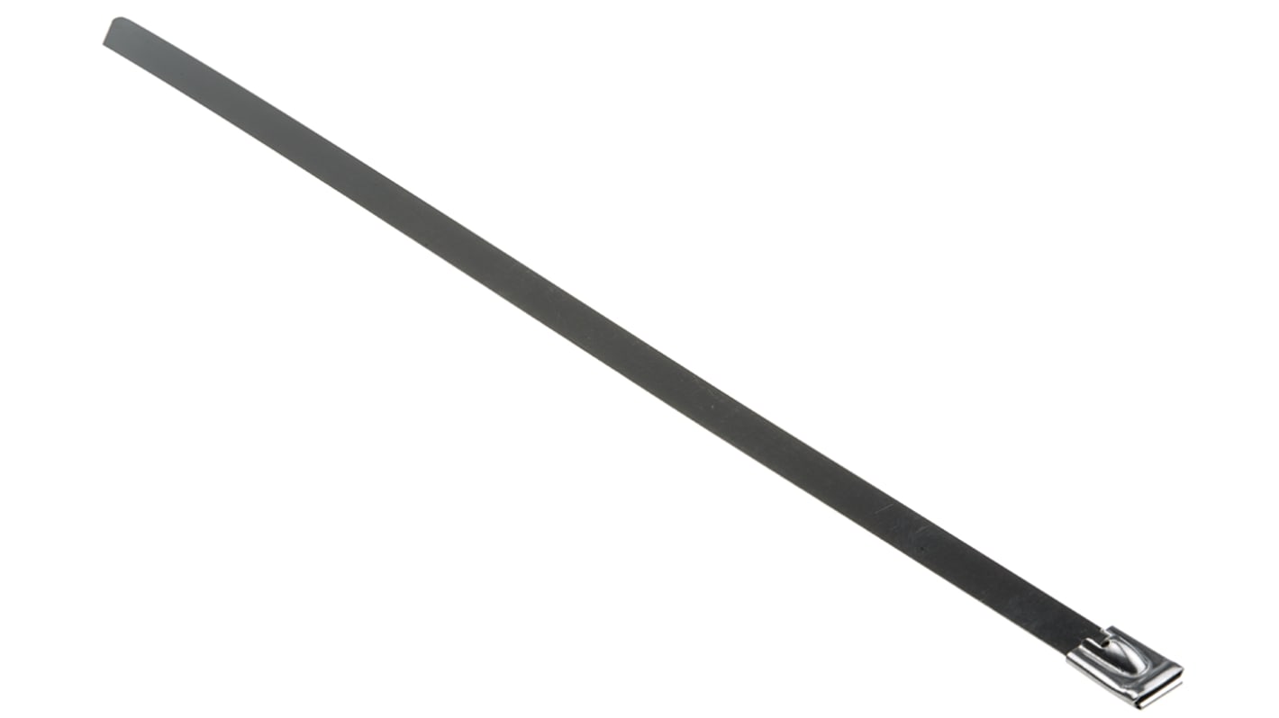 RS PRO 結束バンド, 360mm x 12 mm, スチール, ステンレス