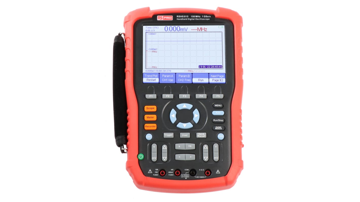 RS PRO RSHS815, 150MHz Handheld Oscilloscope, 2 Analogue Channels