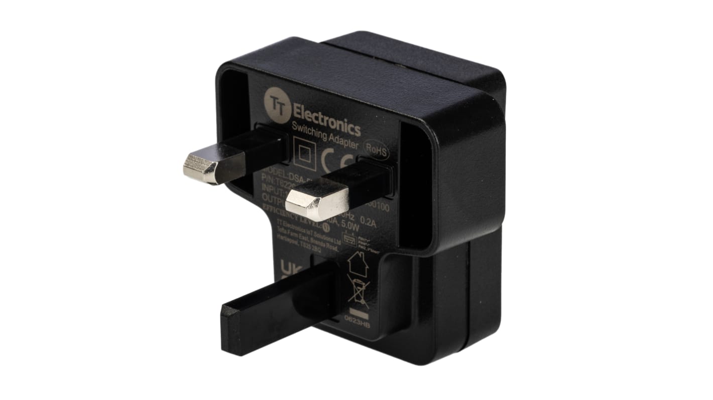 Adaptateur AC/DC 5V c.c., 1A, 5W, Type G