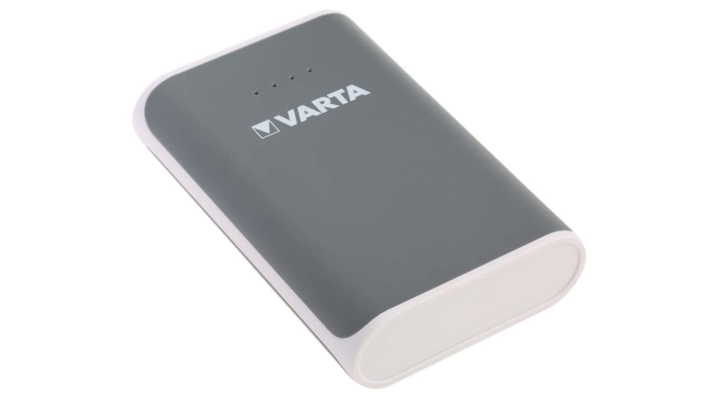 Varta Powerbank 6000mAh, mit Mini USB, USB Ausgang, 5V / 2.4A