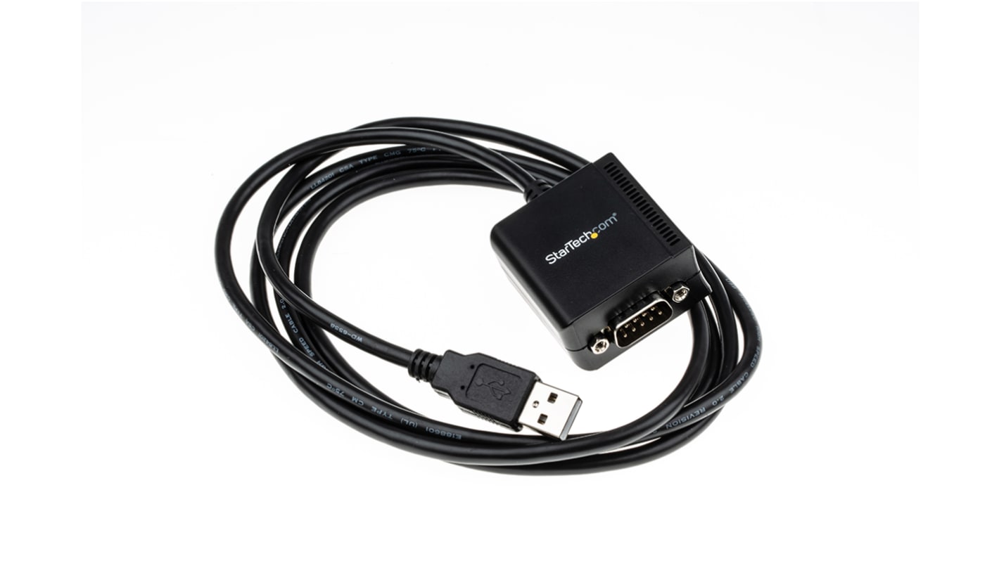 StarTech.com RS232 USB A Male to D-sub, 9 Pin Male Converter Cable