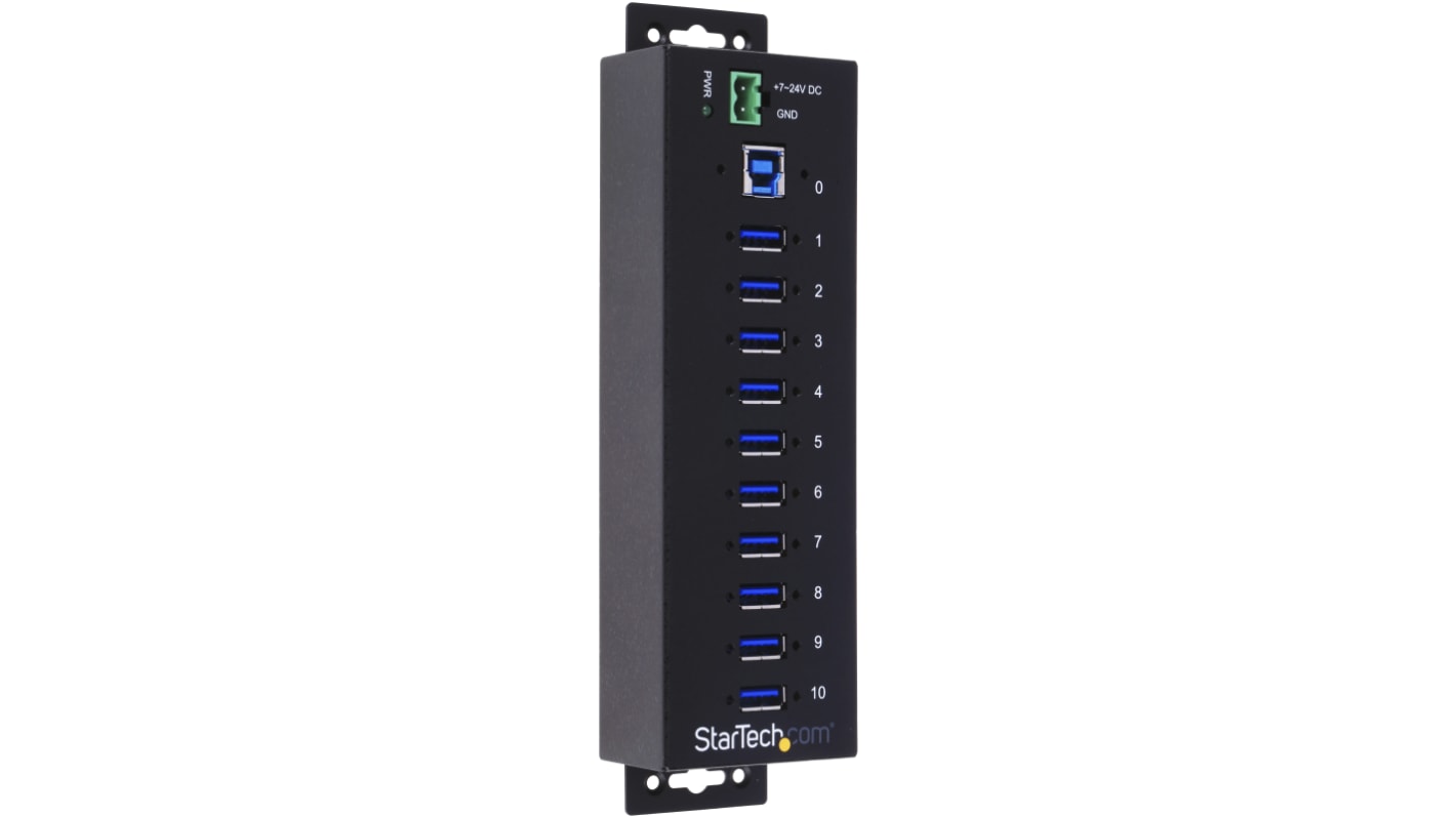 StarTech.com USBハブ, 10ポート, USB A, 端子コネクタ, ST1030USBM
