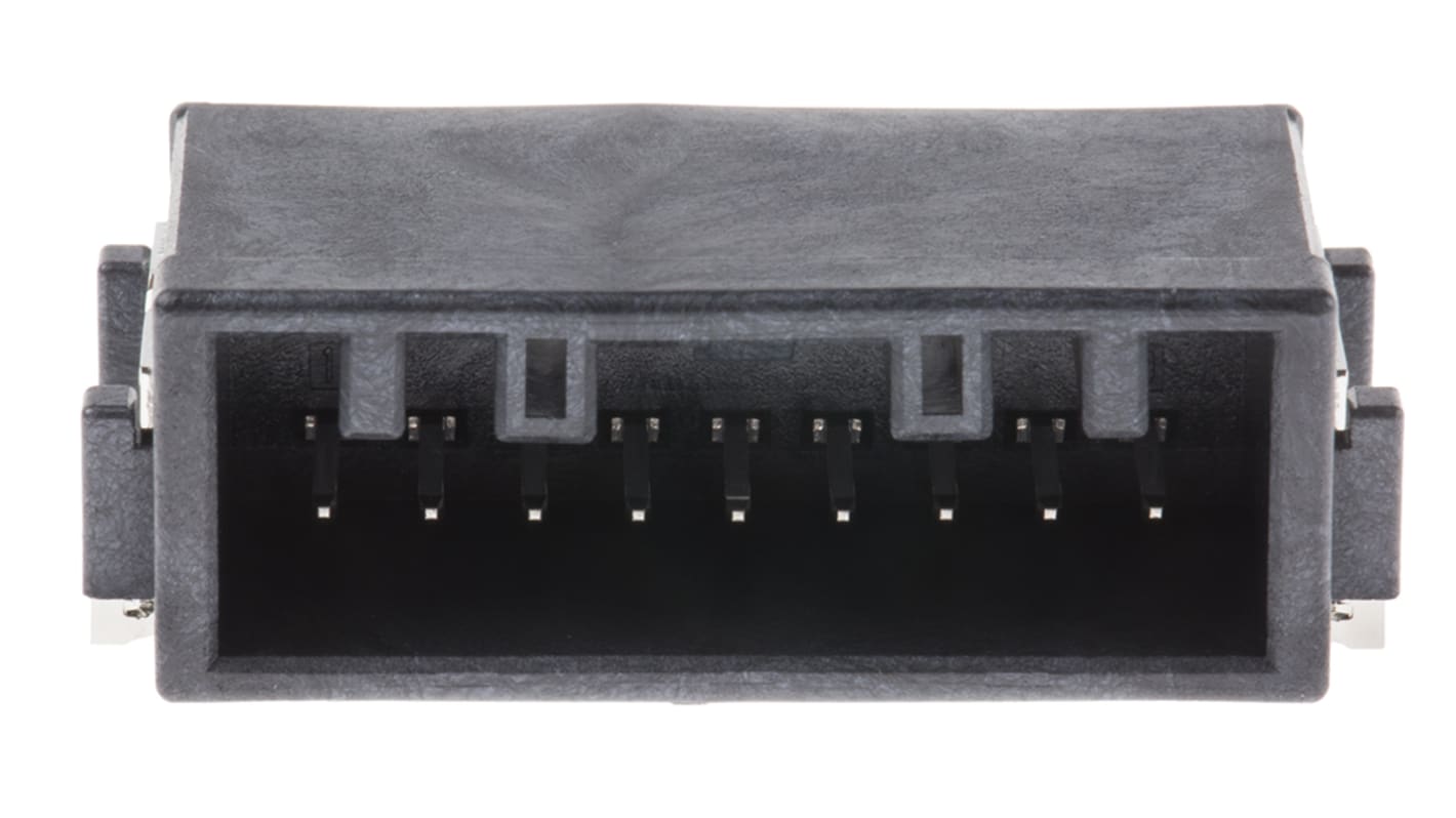 JST, HCH Automotive Connector Plug Black Through Hole 9 Way, Solder Termination SM09B-HCHK-TB(LF)(SN)