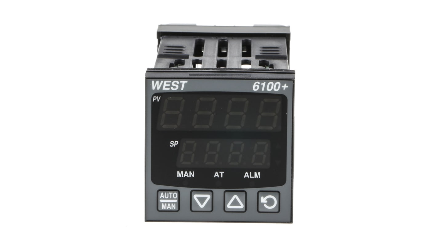 Rs-Online Termoregolatori PID West Instruments P6100+ 100 → 240 V c.a. 48 x 48mm 2 uscite Relè