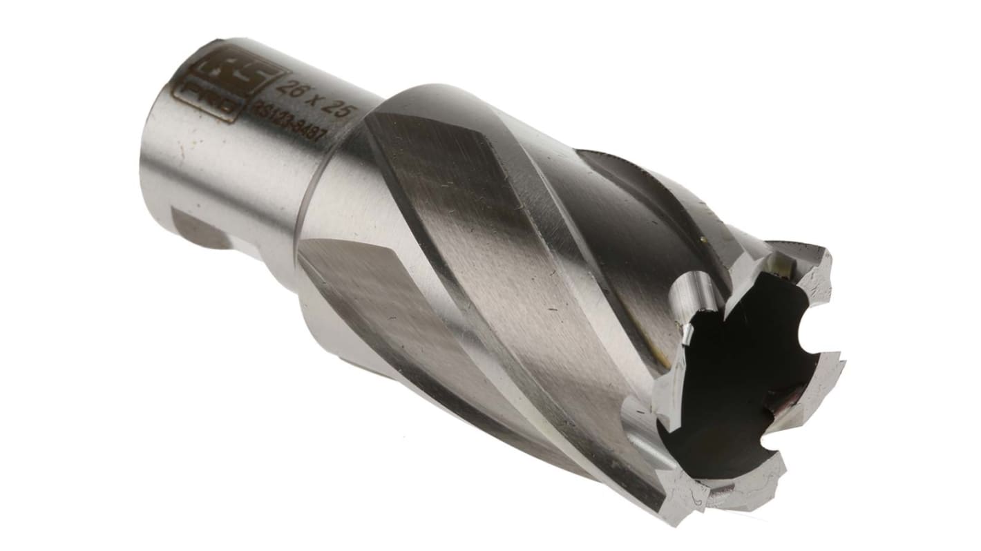 RS PRO HSS 26mm Cutting Diameter Magnetic Drill Bit