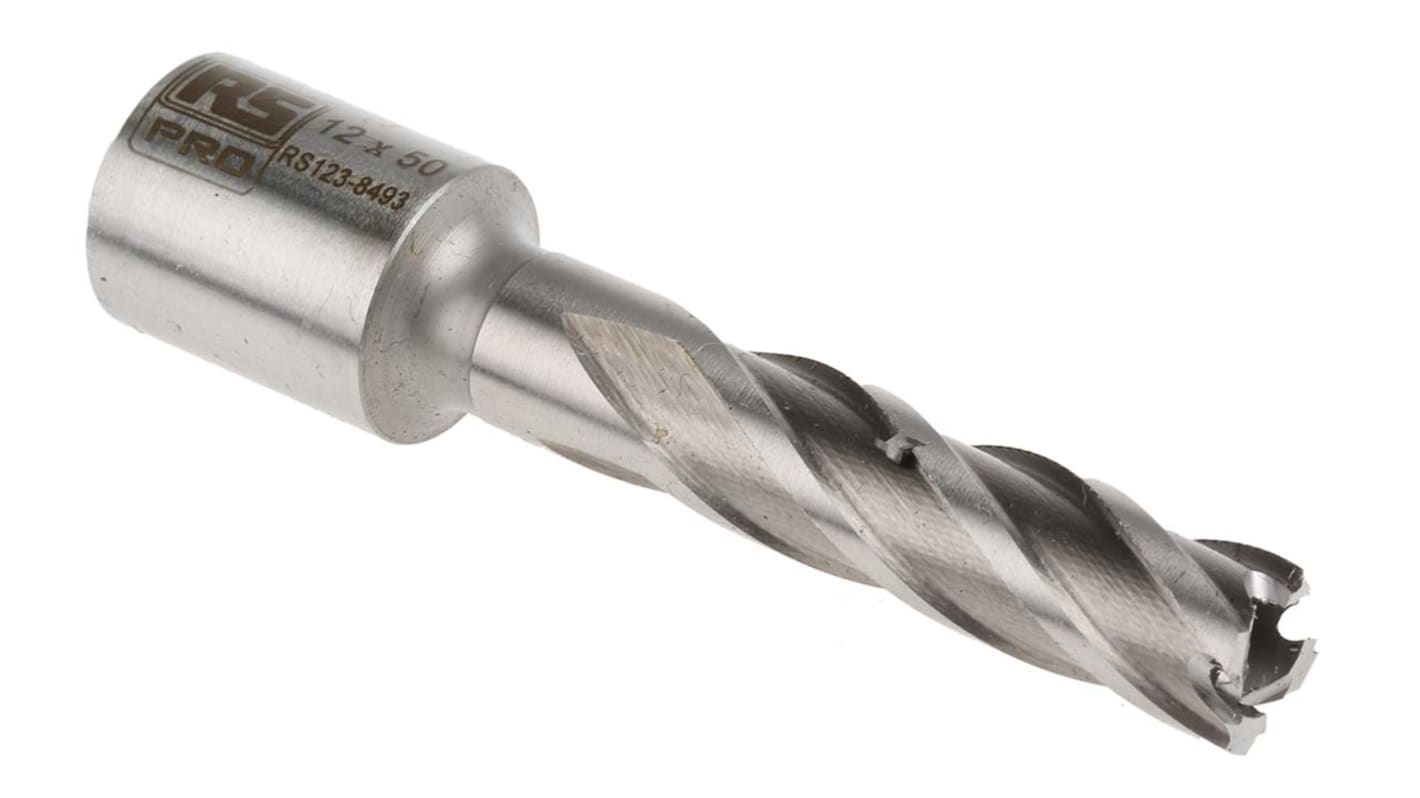 RS PRO HSS 12mm Cutting Diameter Magnetic Drill Bit