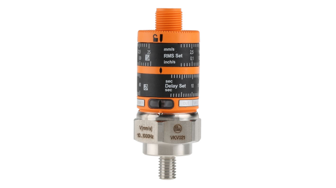 ifm electronic 振动传感器, 25mm/s, 最大32V 500 mA, 500Ω触点, -25°C→+80°C