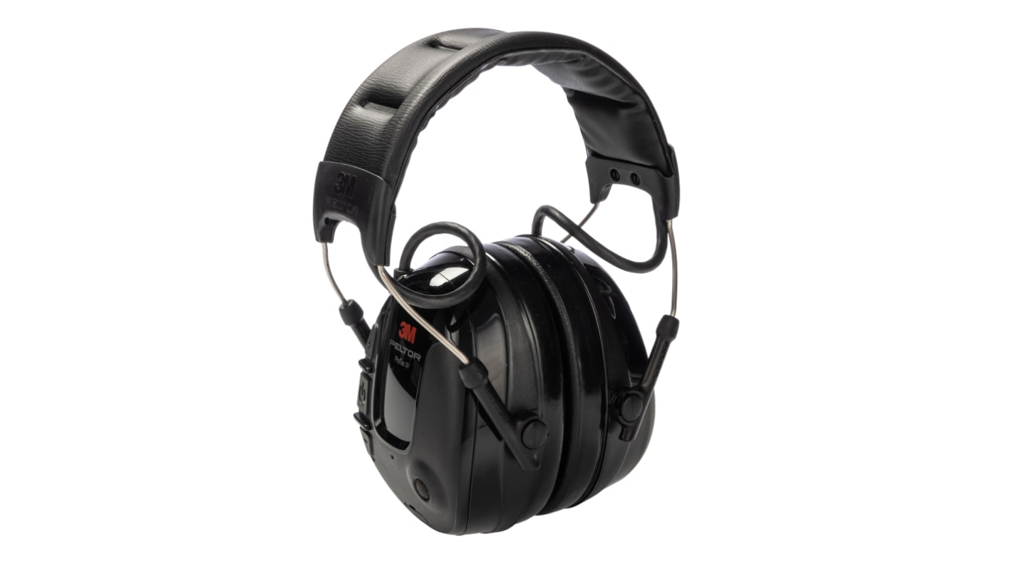 3M PELTOR ProTac III Wired Listen Only Electronic Ear Defenders with Headband, 26dB