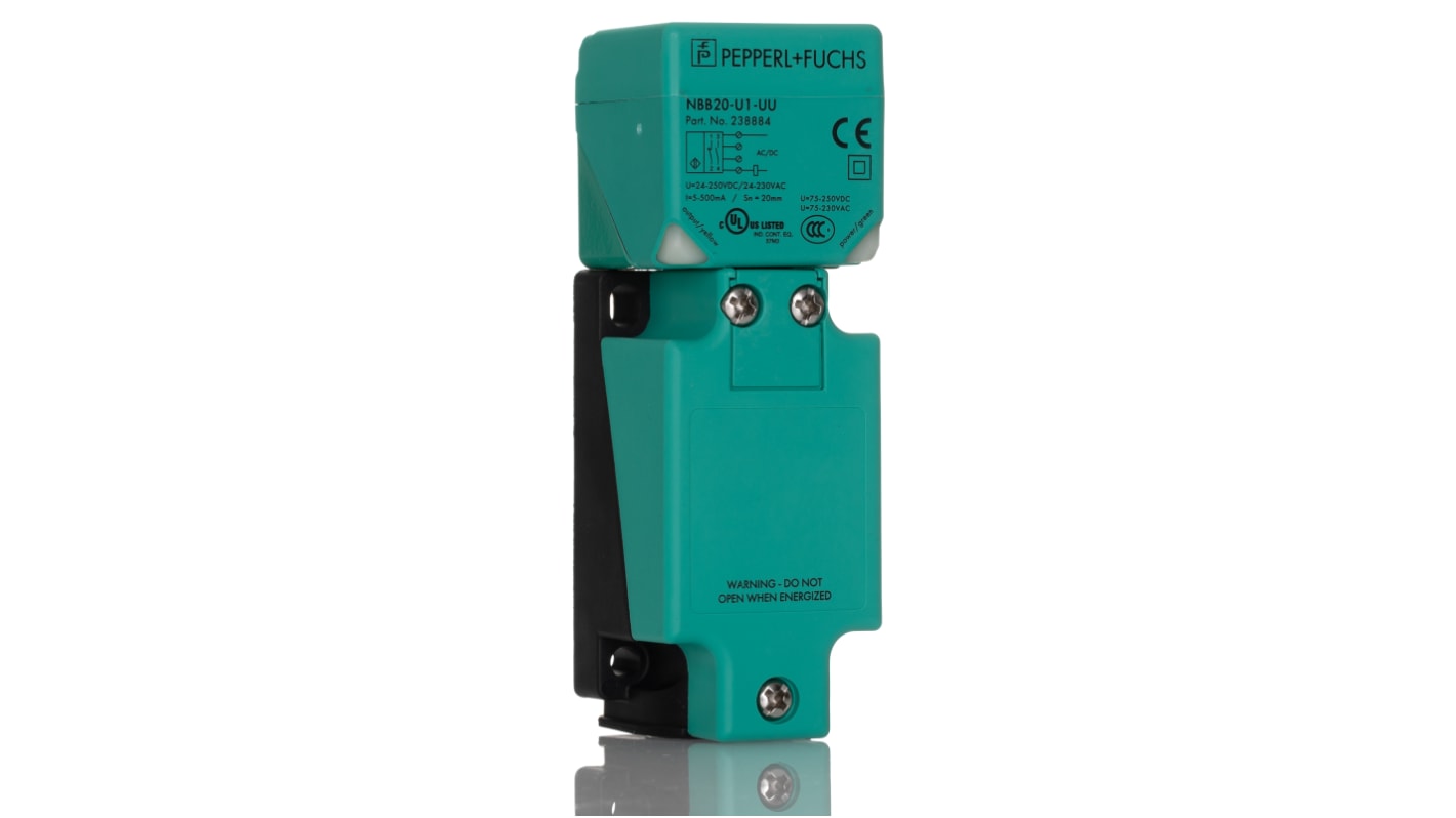 Rs-Online Sensore di prossimità a parallelepipedo Pepperl + Fuchs rilevamento 20 mm 20 → 253 V c.a. 20 → 300 V