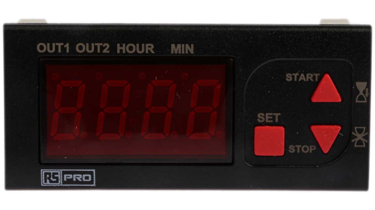 RS PRO 24V ac/dc Timer Relay, Multi-funktions timerfunktioner Panelmontering