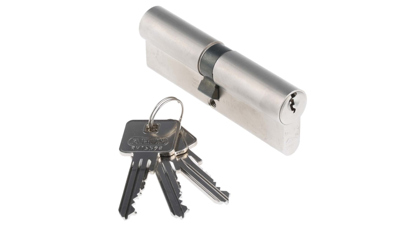 ABUS Brass Euro Cylinder Lock, 45/45 mm (61mm)