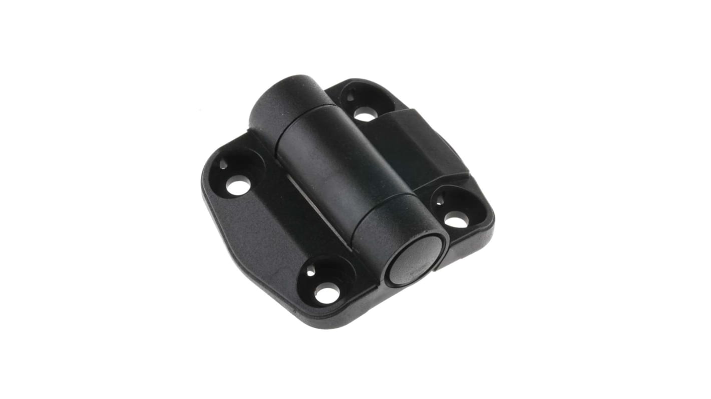RS PRO 制动铰链 热塑性塑料合页, 57mm长x51mm宽, 自由摆动闭合, 螺丝固定