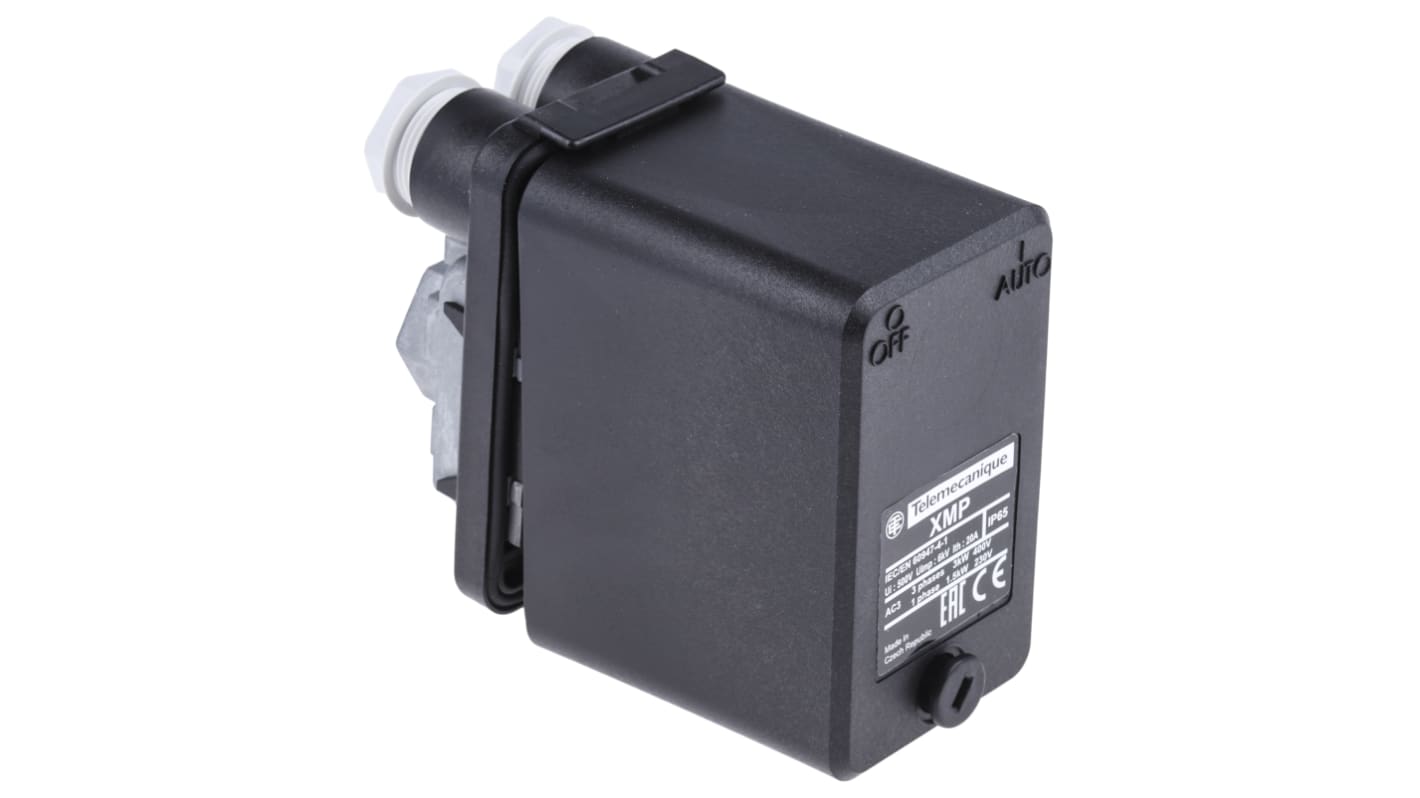 Telemecanique Sensors Pressure Switch, 1bar Min, 6bar Max, 3 NC Output, Differential Reading