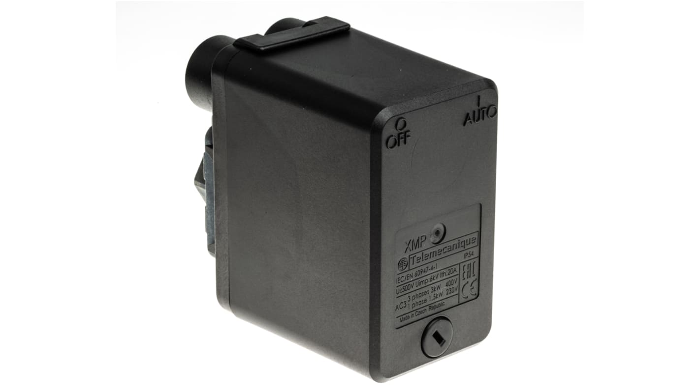 Interrupteur de pression Telemecanique Sensors, Différentiel 12bar max, pour Air, eau douce, eau de mer, G1/4