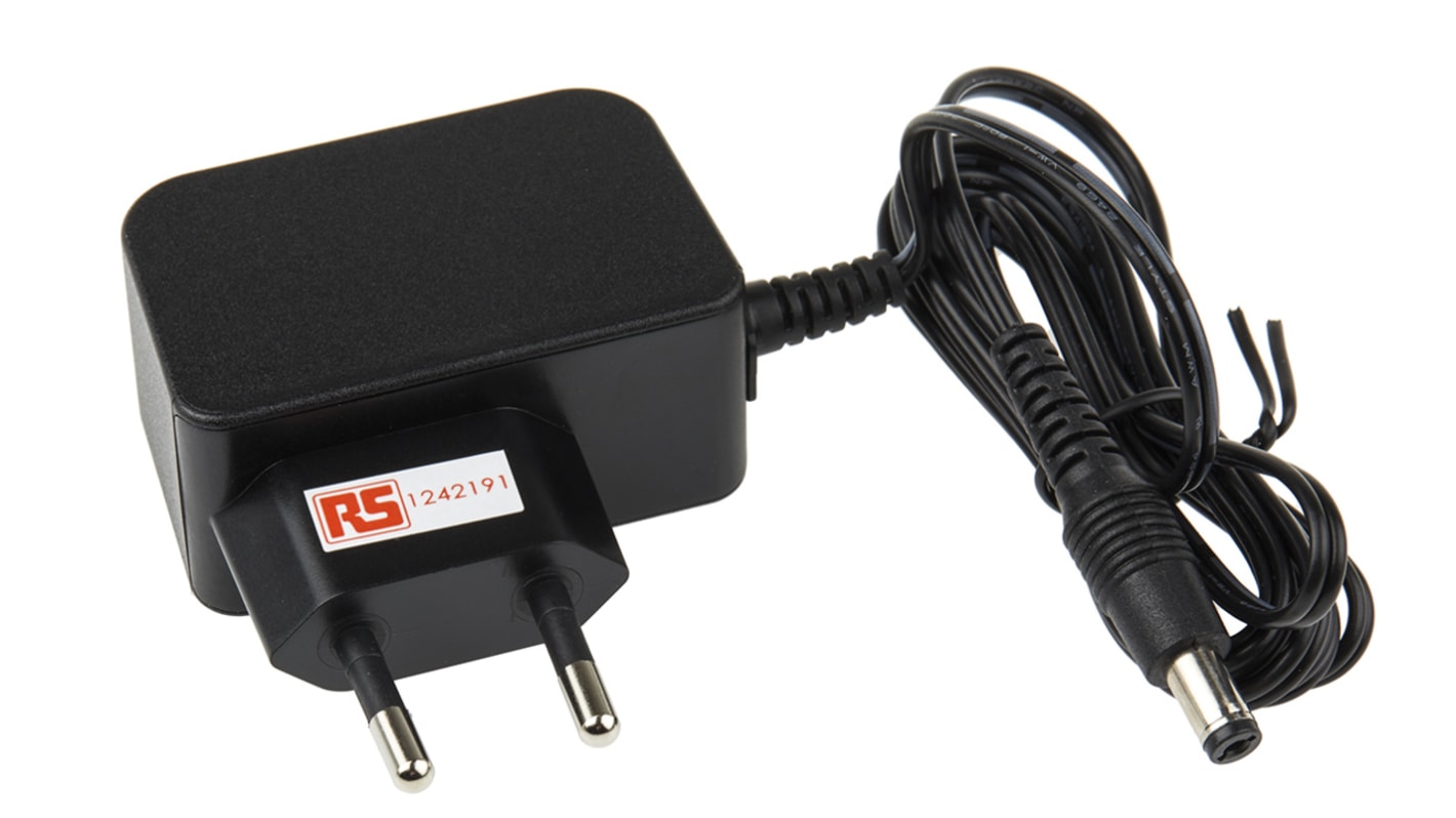 RS PRO 12W Plug-In AC/DC Adapter 24V dc Output, 500mA Output