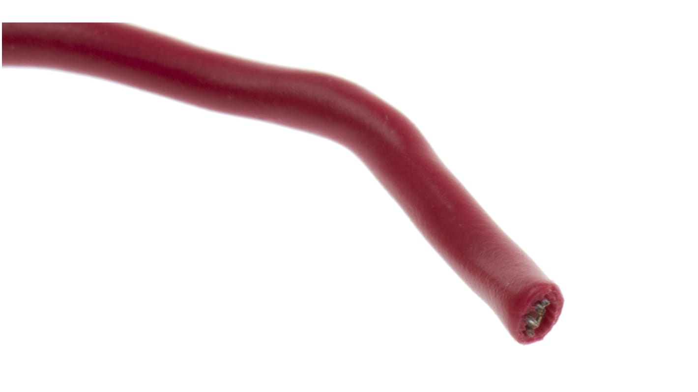 Alpha Wire Hook-up Wire PVC Series Red 0.81 mm² Hook Up Wire, 18 AWG, 16/0.25 mm, 305m, PVC Insulation, 3055 RD001