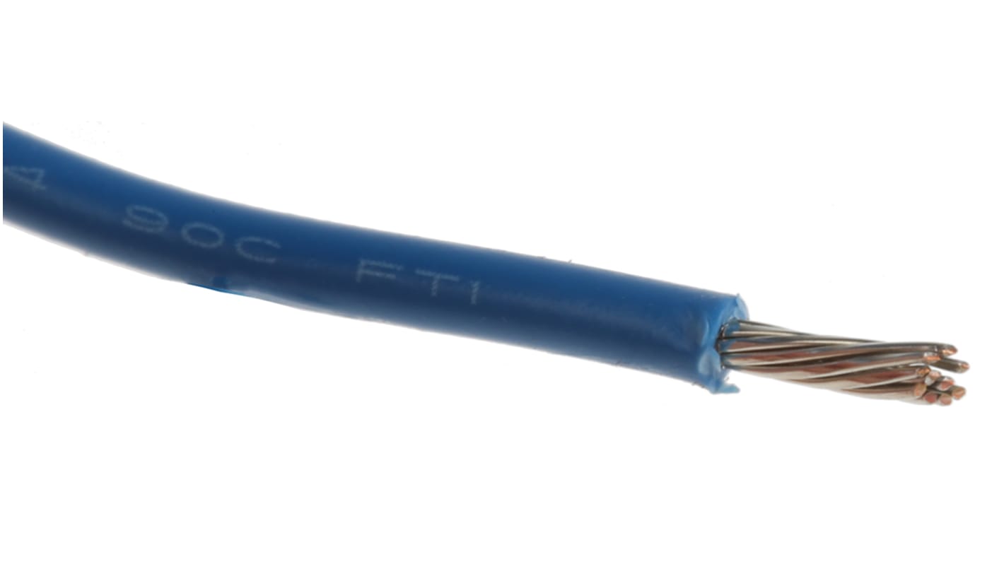 Alpha Wire Hook-up Wire PVC Series Blue 0.51 mm² Hook Up Wire, 20 AWG, 10/0.25 mm, 305m, PVC Insulation, 3053 BL001
